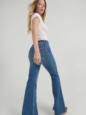 Womens Fierce Flare Embroidered Jean:Ellis:18:32 alternative view 5
