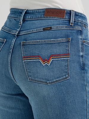 Womens Fierce Flare Embroidered Jean:Ellis:18:32 alternative view 6