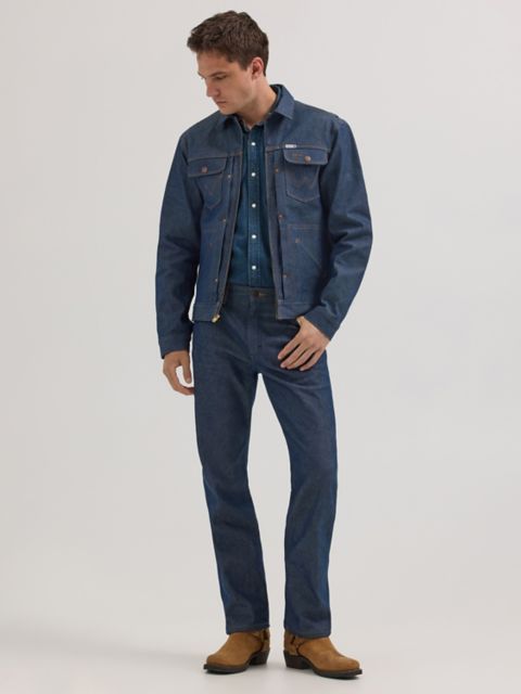Мужские джинсы Wrangler Men's Blue Bell Raw Denim Jean
