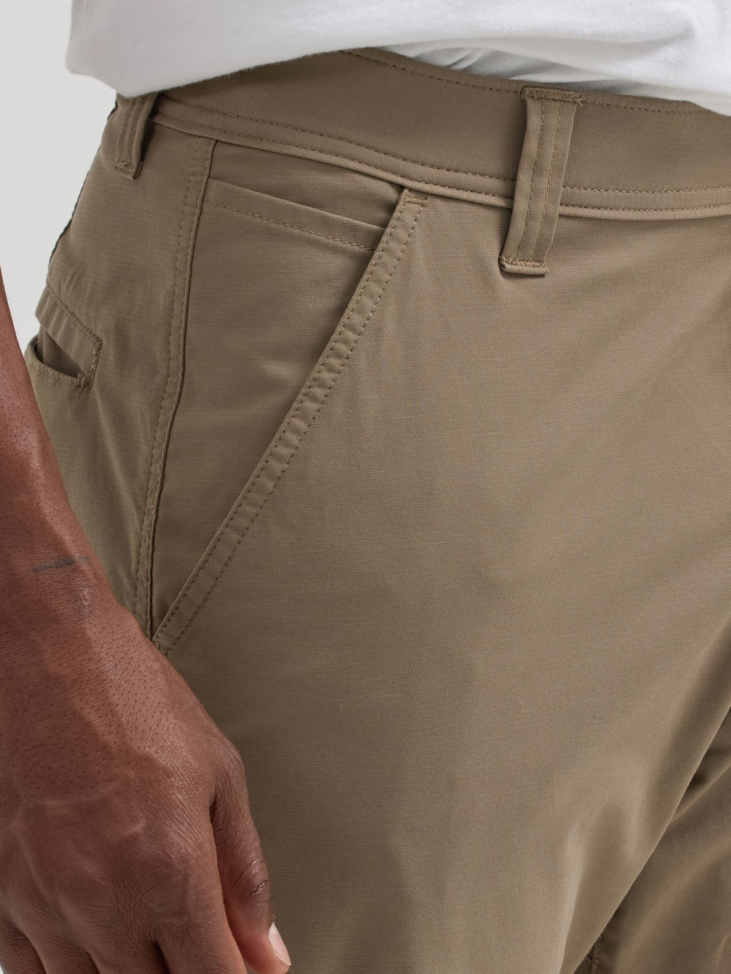 Мужские брюки Wrangler Outdoor Chino, цвет: Brindle — фото 6
