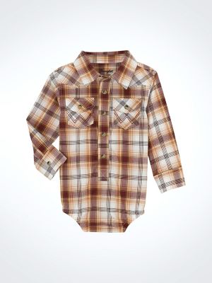 Baby Boy's Long Sleeve Western Snap Bodysuit