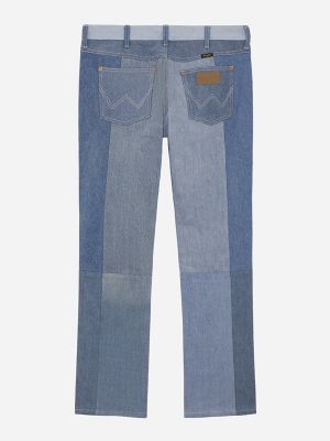Wrangler x Beyond Retro Regular Straight Jean in Light Wash Denim alternative view 6