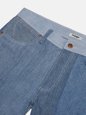 Wrangler x Beyond Retro Regular Straight Jean in Light Wash Denim alternative view 8