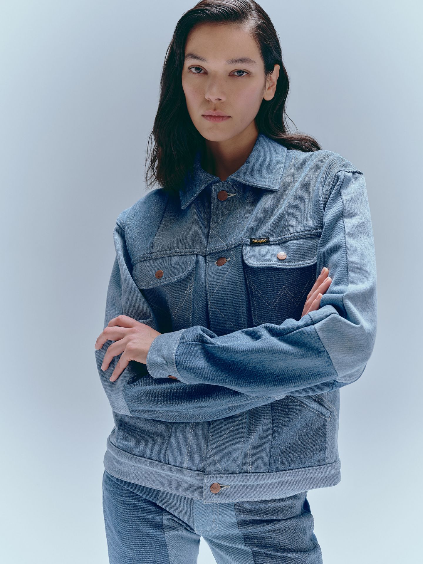 Мужская куртка Wrangler x Beyond Retro Icons, цвет: Светлая варка — фото 2