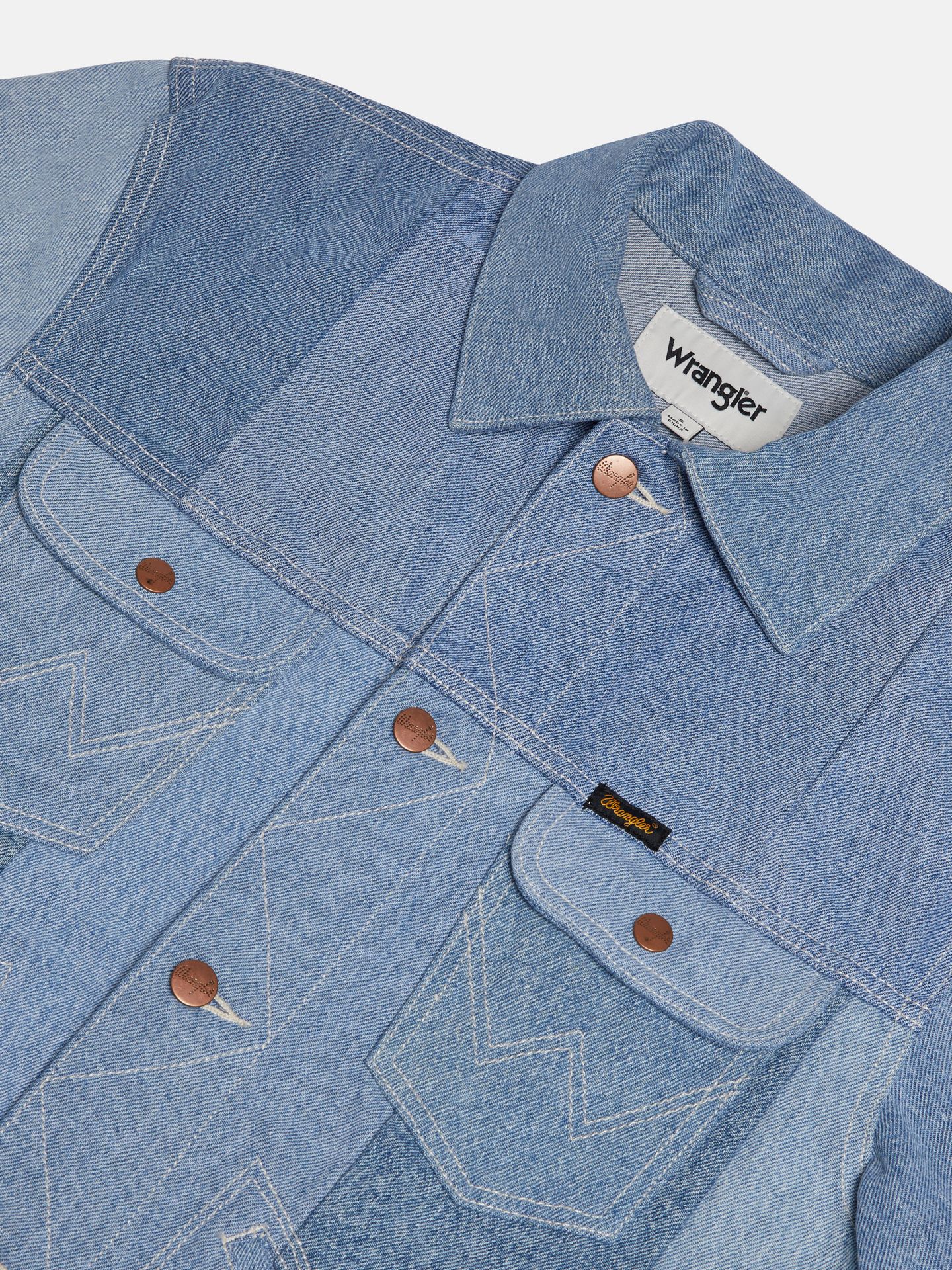 Мужская куртка Wrangler x Beyond Retro Icons, цвет: Светлая варка — фото 7