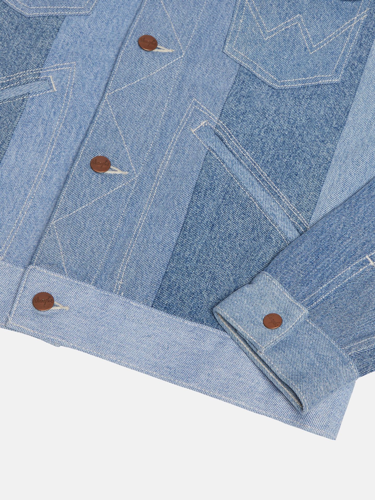 Мужская куртка Wrangler x Beyond Retro Icons, цвет: Светлая варка — фото 8
