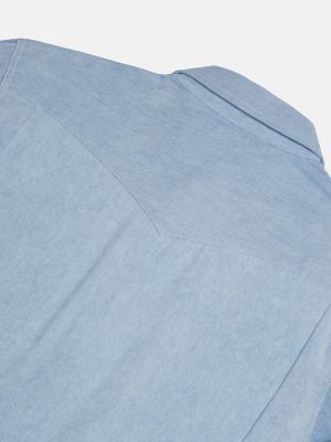 Wrangler x Beyond Retro Heritage Shirt in Light Wash alternative view 7