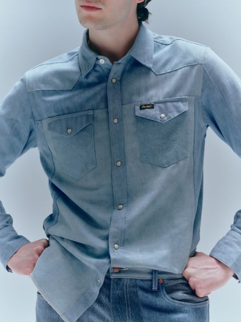 Мужские рубашки Wrangler x Beyond Retro Heritage Shirt
