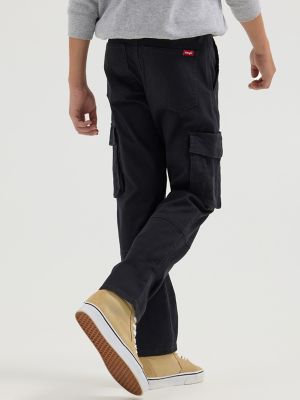 Boy's Charge Cargo Pant in Black