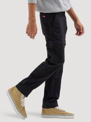 Boy's Charge Cargo Pant in Black