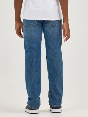 Boy's Straight Leg Jean in Victoria Blue alternative view