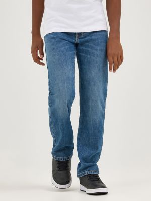 Boy's Straight Leg Jean in Victoria Blue