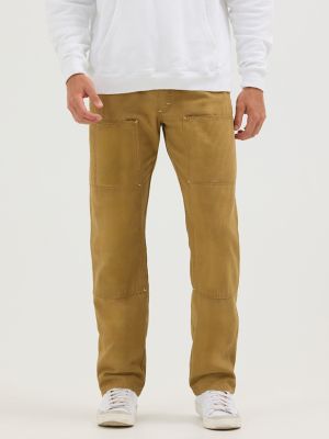 Men's Relaxed Fit Utility Pant in Dull Gold