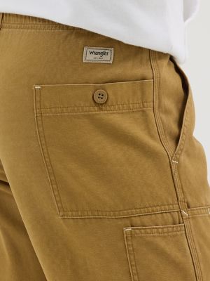 Men's Relaxed Fit Utility Pant in Dull Gold