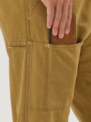 Men's Relaxed Fit Utility Pant in Dull Gold