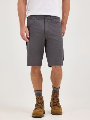 Wrangler RIGGS Workwear® Technical Carpenter Short in Grey Pinstripe