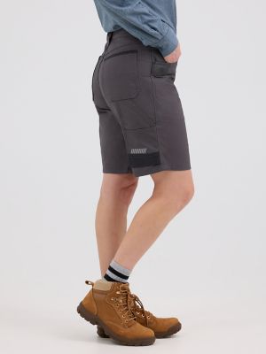 Women's Wrangler RIGGS Workwear® Technical Carpenter Short in Grey Pinstripe alternative view 3