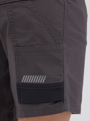 Women's Wrangler RIGGS Workwear® Technical Carpenter Short in Grey Pinstripe alternative view 5