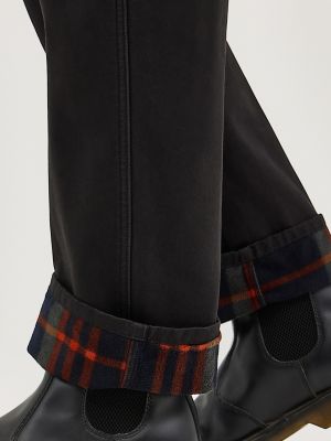 Men's Fleece Lined Cargo Pant in Black