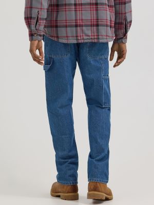 Wrangler® Fleece Lined Carpenter Jean in Stonewash