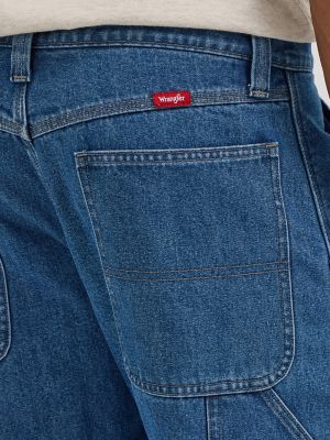 Wrangler® Fleece Lined Carpenter Jean in Stonewash