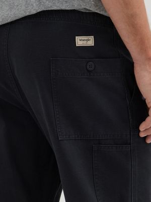 Men's Relaxed Fit Utility Pant in Black