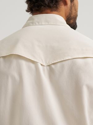 Wrangler All Terrain Gear Men's Drover Utility Shirt in Pelican