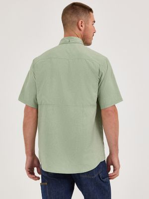Wrangler RIGGS Workwear&reg; Lightweight Vented Work Shirt in Hedge Green