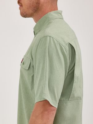 Wrangler RIGGS Workwear&reg; Lightweight Vented Work Shirt in Hedge Green