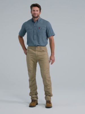 Wrangler RIGGS Workwear&reg; Lightweight Vented Work Shirt in Hedge Green alternative view