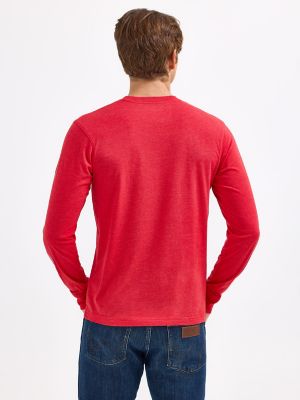 Men's Wrangler Collegiate Rattler Long Sleeve T-Shirt in Ohio State alternative view 2