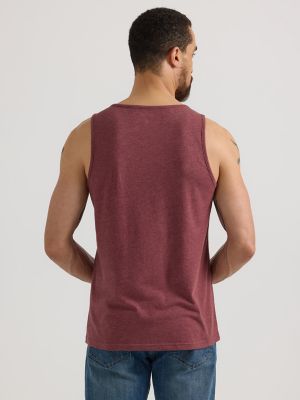 Men's Front Graphic Tank in Port alternative view