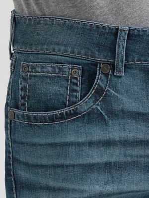 Men's Rock 47® by Wrangler® Slim Fit Straight Leg Jean in Lander alternative view 4