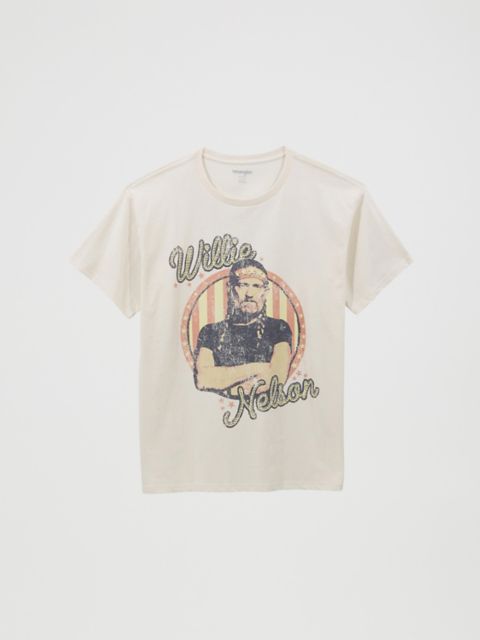 Женские футболки Wrangler Women's Wrangler® Willie Nelson Oversized Band Tee