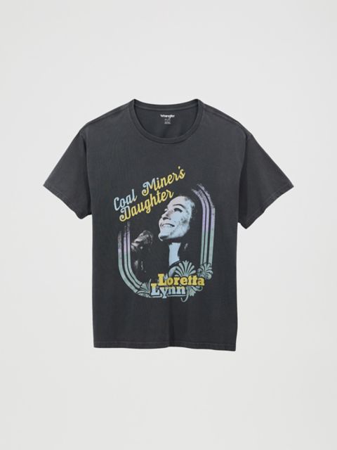 Женские футболки Wrangler Women's Wrangler® Loretta Lynn Oversized Band Tee