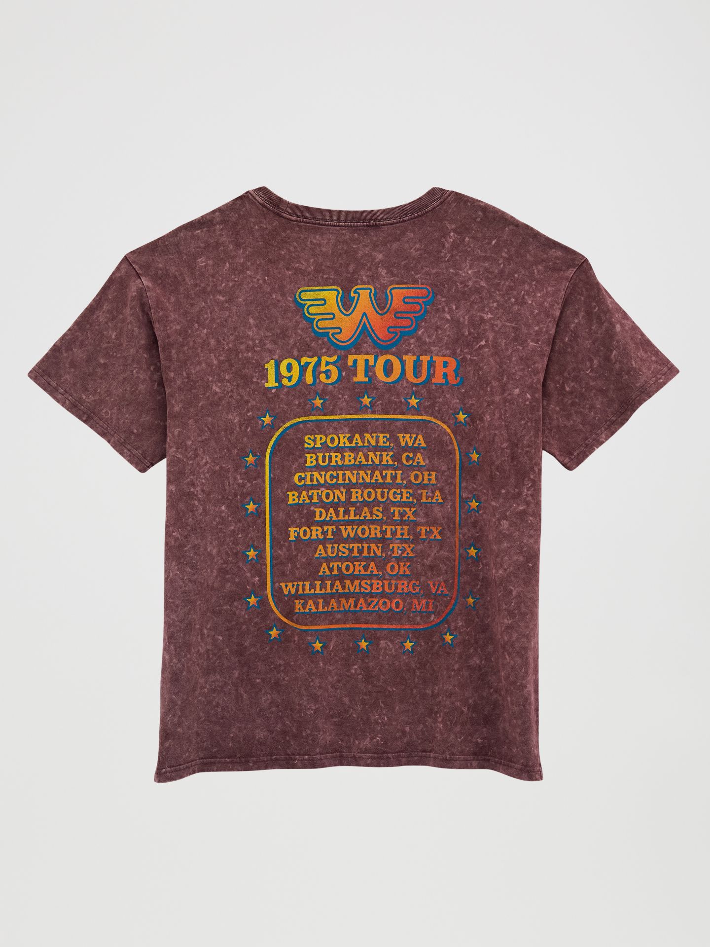 Женская футболка Wrangler Waylon Jennings Oversized Band, цвет: Варёный — фото 4