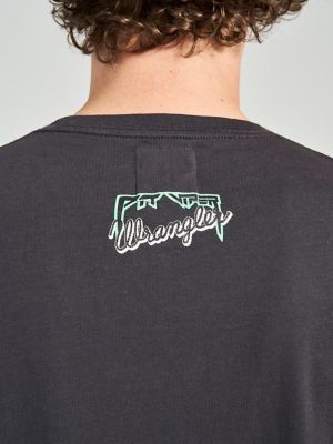 Wrangler x Pit Viper T-Shirt in Black alternative view 5