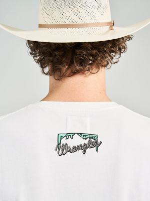 Wrangler x Pit Viper T-Shirt in White alternative view 5
