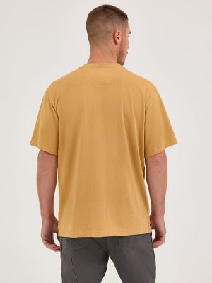 Wrangler® RIGGS Workwear® Short Sleeve Pocket T-Shirt in Pale Gold alternative view