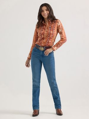 Women's Checotah Classic Western Snap Shirt in Fiery Checotah alternative view