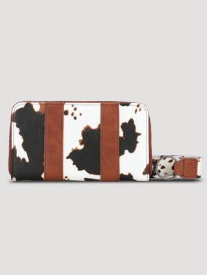 Cow Print Billfold Wallet