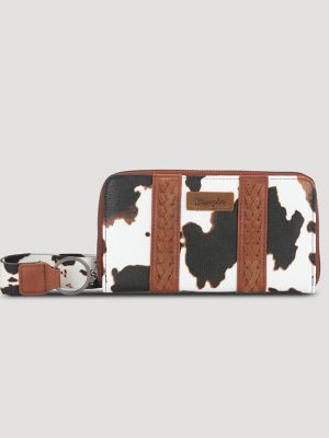 Cow Print Billfold Wallet