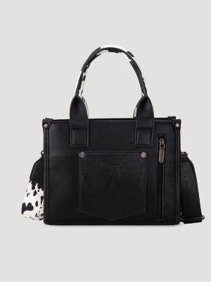Allover Cow Print Cross Body Mini Tote