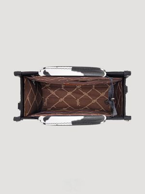 Allover Cow Print Cross Body Mini Tote