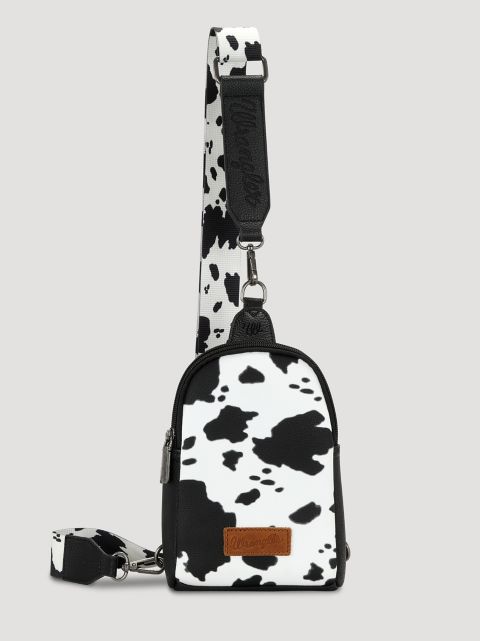 Женские сумки Wrangler Cow Print Canvas Sling