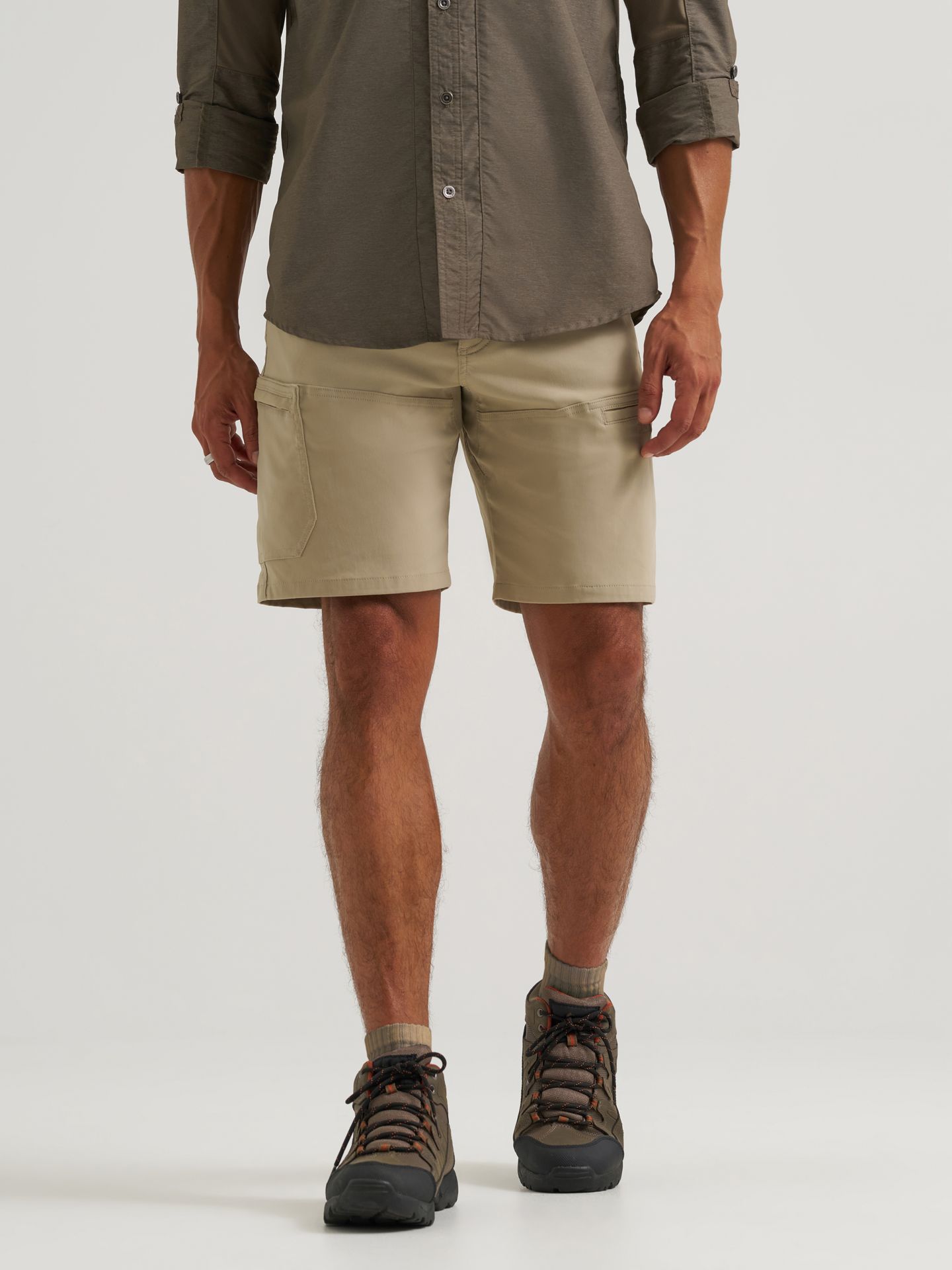 Мужские шорты Wrangler ATG™ Harbor Short, цвет: Серебристый — фото 3