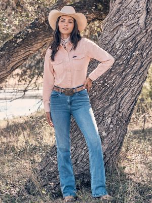 Women's Wrangler Bespoke High Rise Bootcut Jean in Palmer alternative view 10