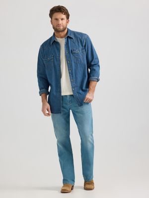 Men's Wrangler® Classic Denim Western Snap Shirt