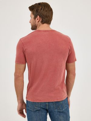 Men's Wrangler Crafted with Pride T-Shirt in Marsala