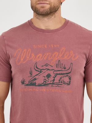 Men's Steerhead Mineral Wash Graphic T-Shirt
